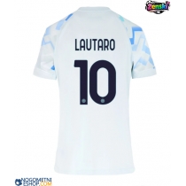 Ženski Nogometni dresi Inter Milan Lautaro Martinez #10 Gostujoči 2025-26 Kratek Rokav